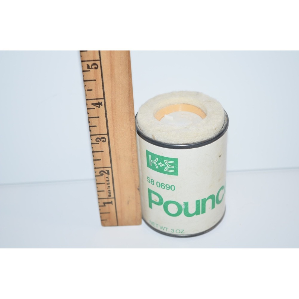 Vtg K&E Drafting Lettering Inking Powder Pounce 3/4 Full - Picture 3 of 5